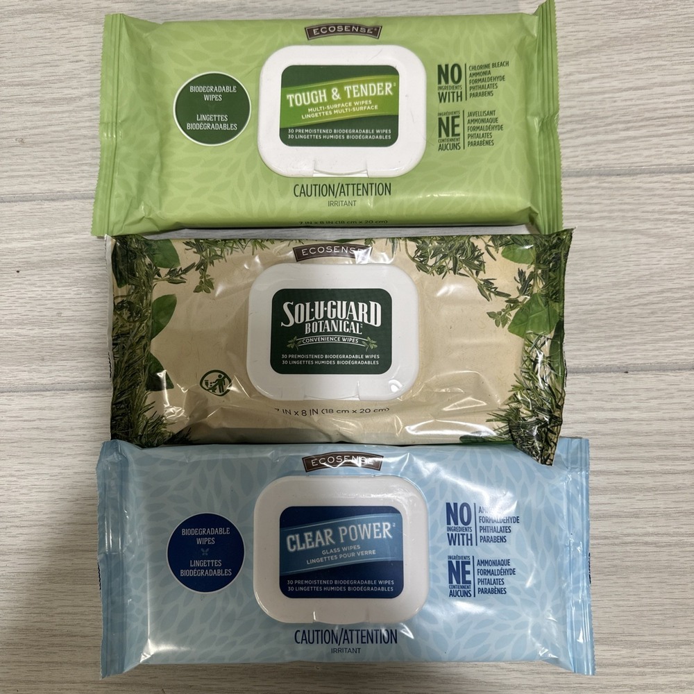 MELALEUCA Tough & Tender/Sol-U-Guard/Clear Power Botanical‎ Wipes *Expired*